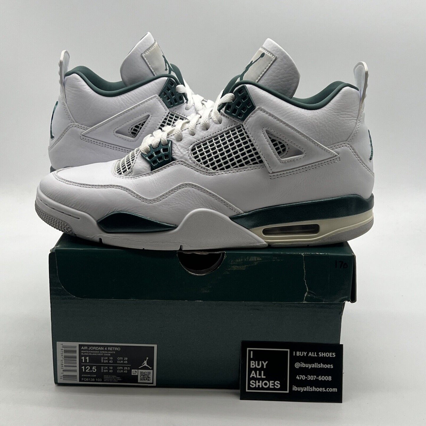 Size 11 - Air Jordan 4 Retro Oxidized Green (FQ8138-103)