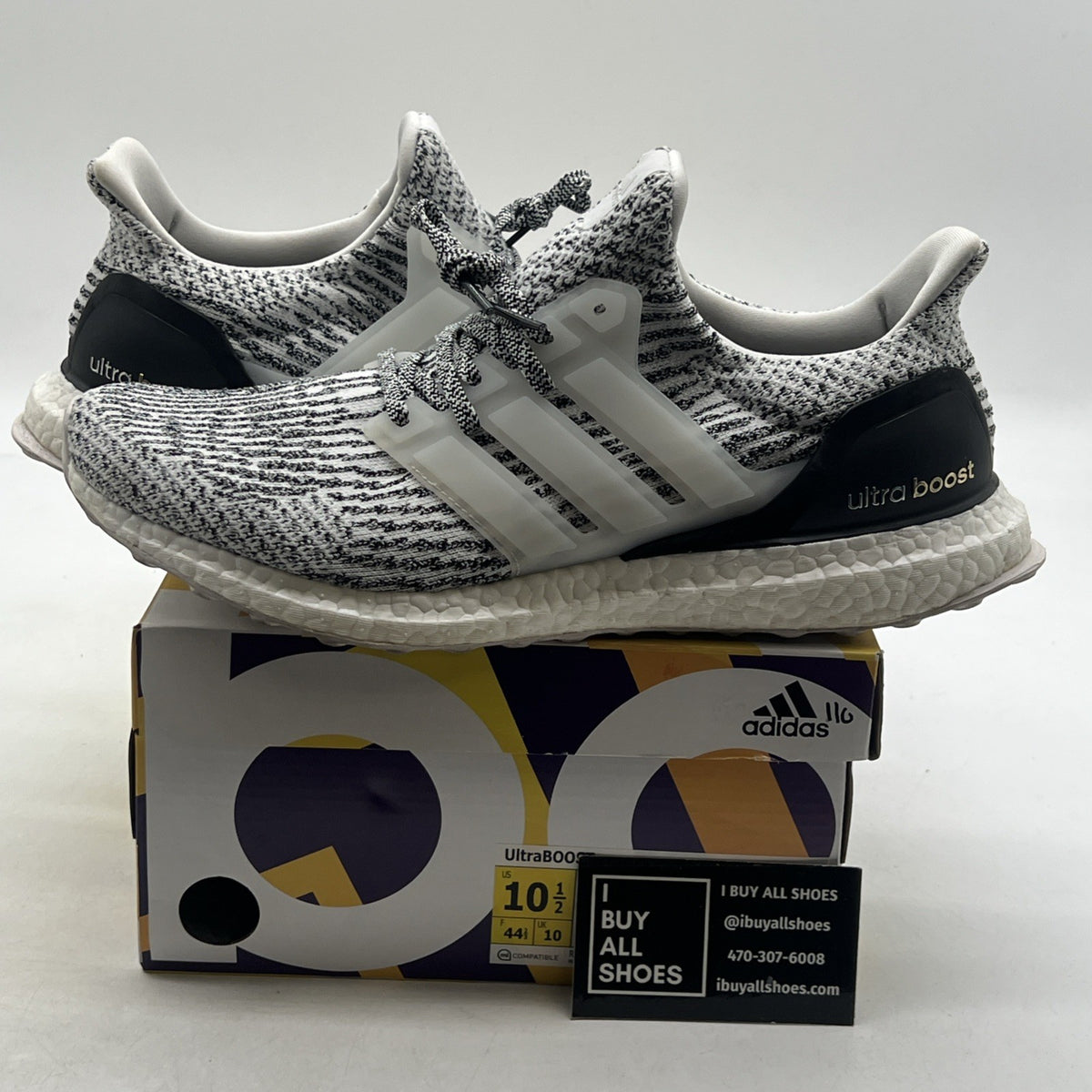 Size 10.5 - Adidas UltraBoost 3.0 Oreo (S80636)