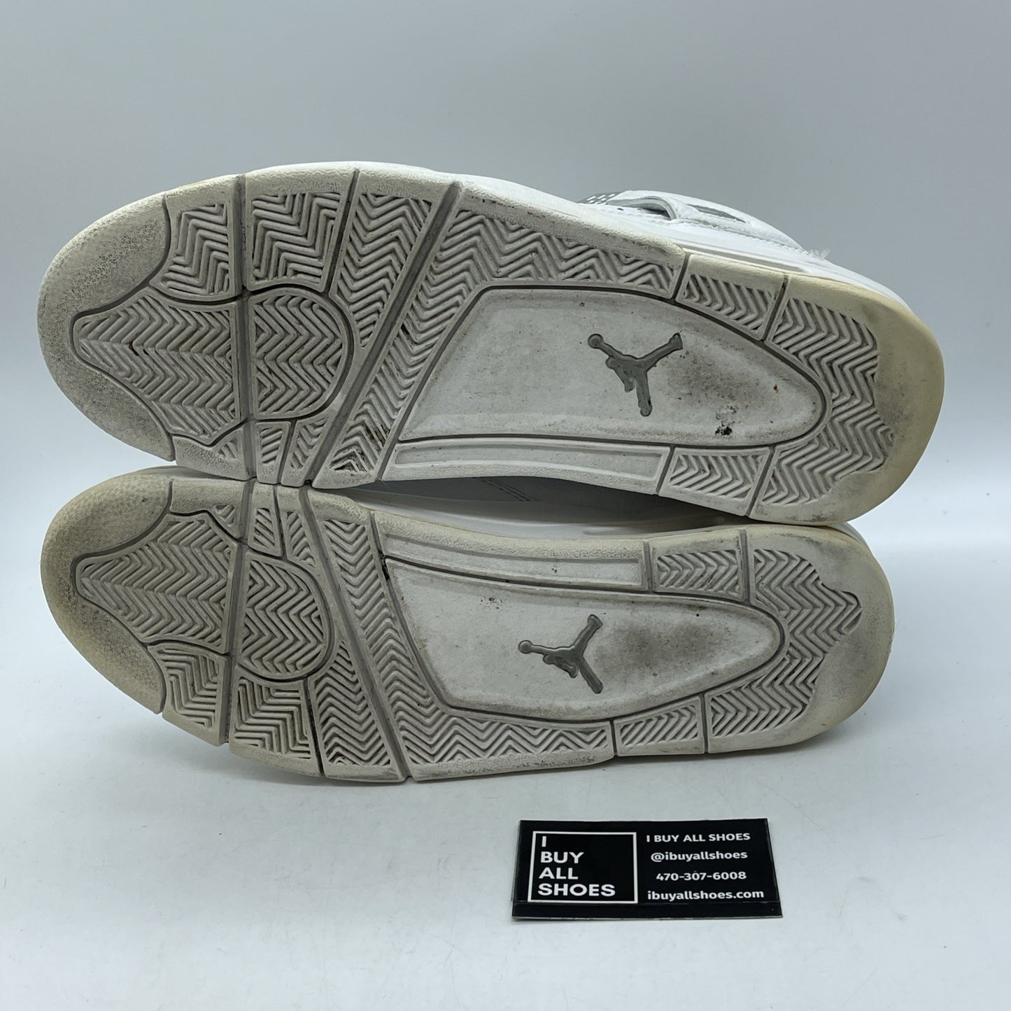 Size 13 - Air Jordan 4 Retro+ 2000 Bling White Silver Leather (136030-111)