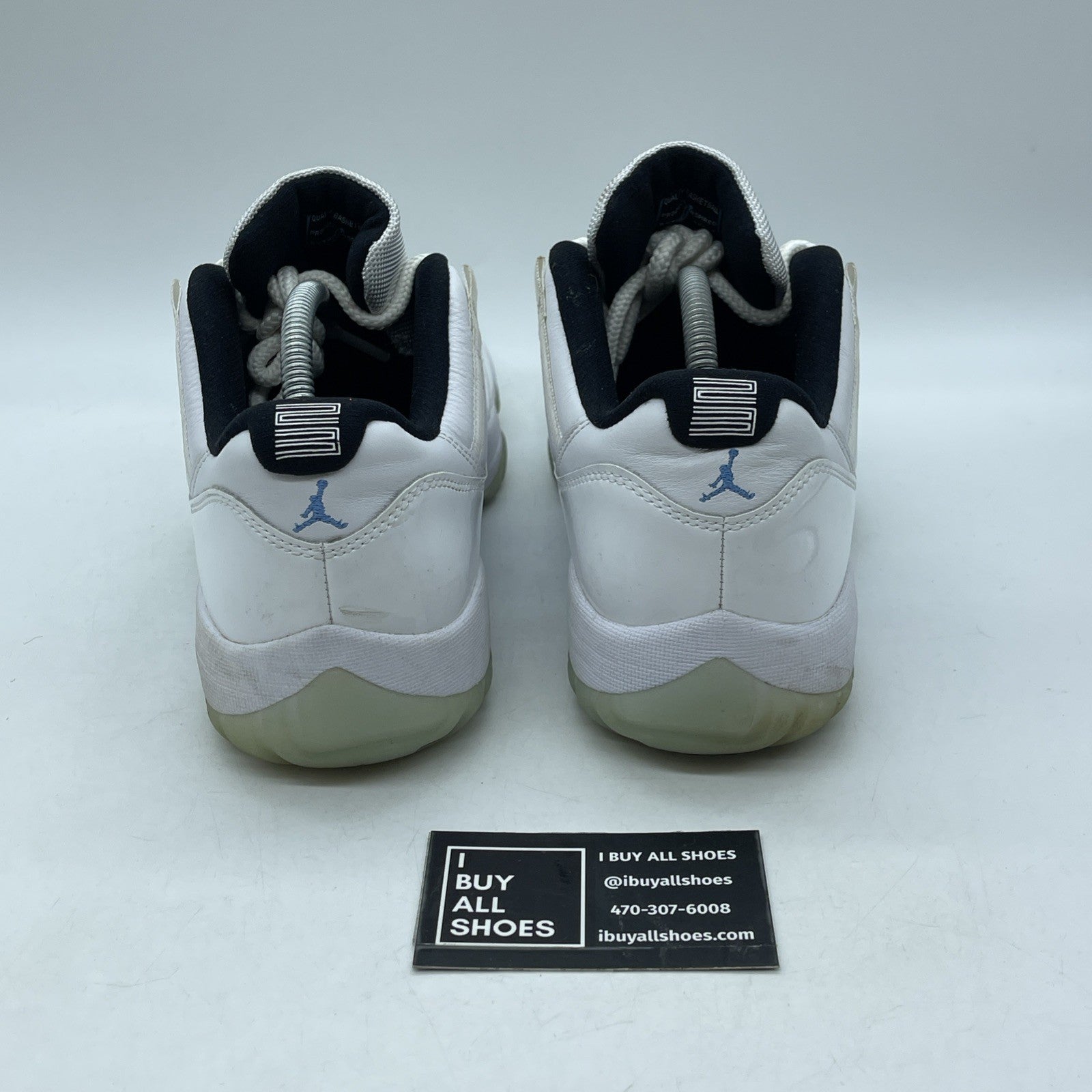 Size 9.5 - Jordan 11 Retro Low Legend Blue White Leather (AV2187-117)