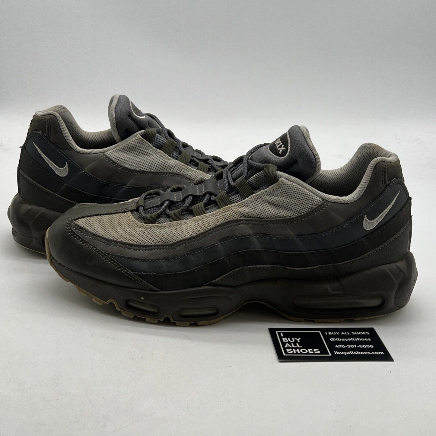 Size 13 - Nike Air Max 95 Essential Cargo Khaki (749766-302)