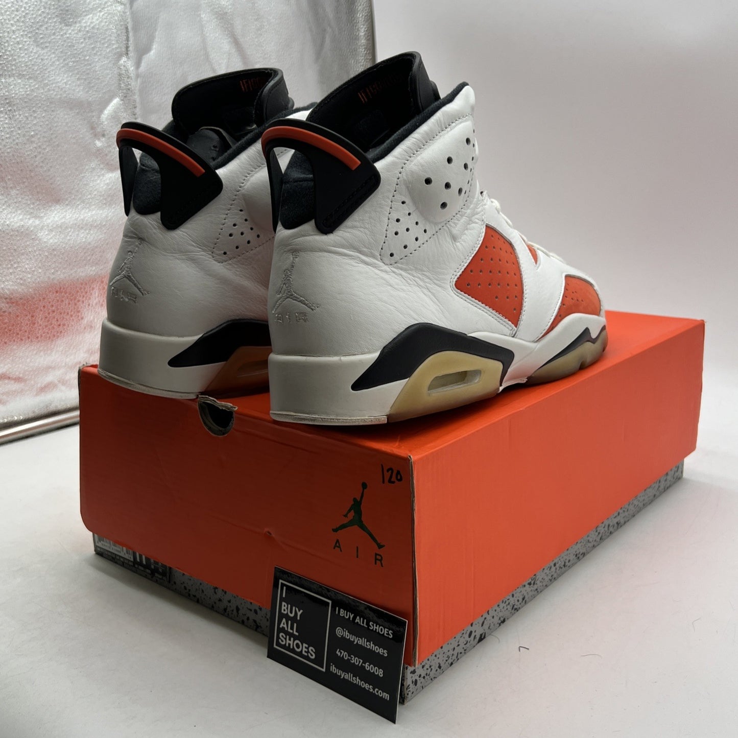 Size 11 - Air Jordan 6 Retro Gatorade (384664-145)