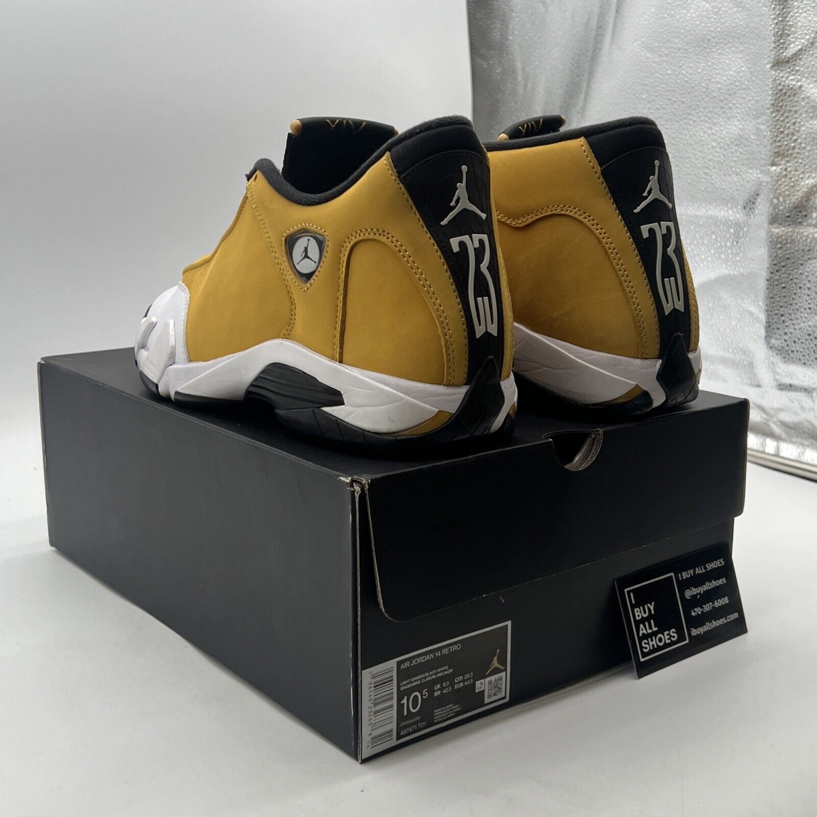 Size 10.5 - Air Jordan 14 Retro Light Ginger 2022 (487471-701)