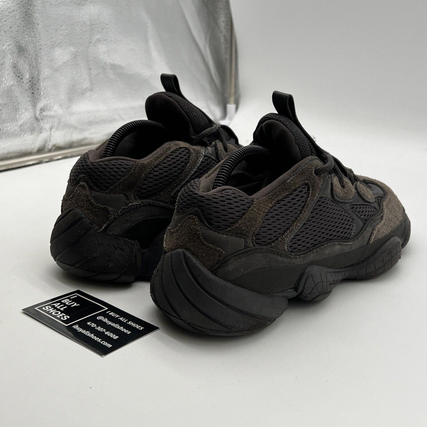 Size 9.5 - adidas Yeezy 500 Low Utility Black (F36640)