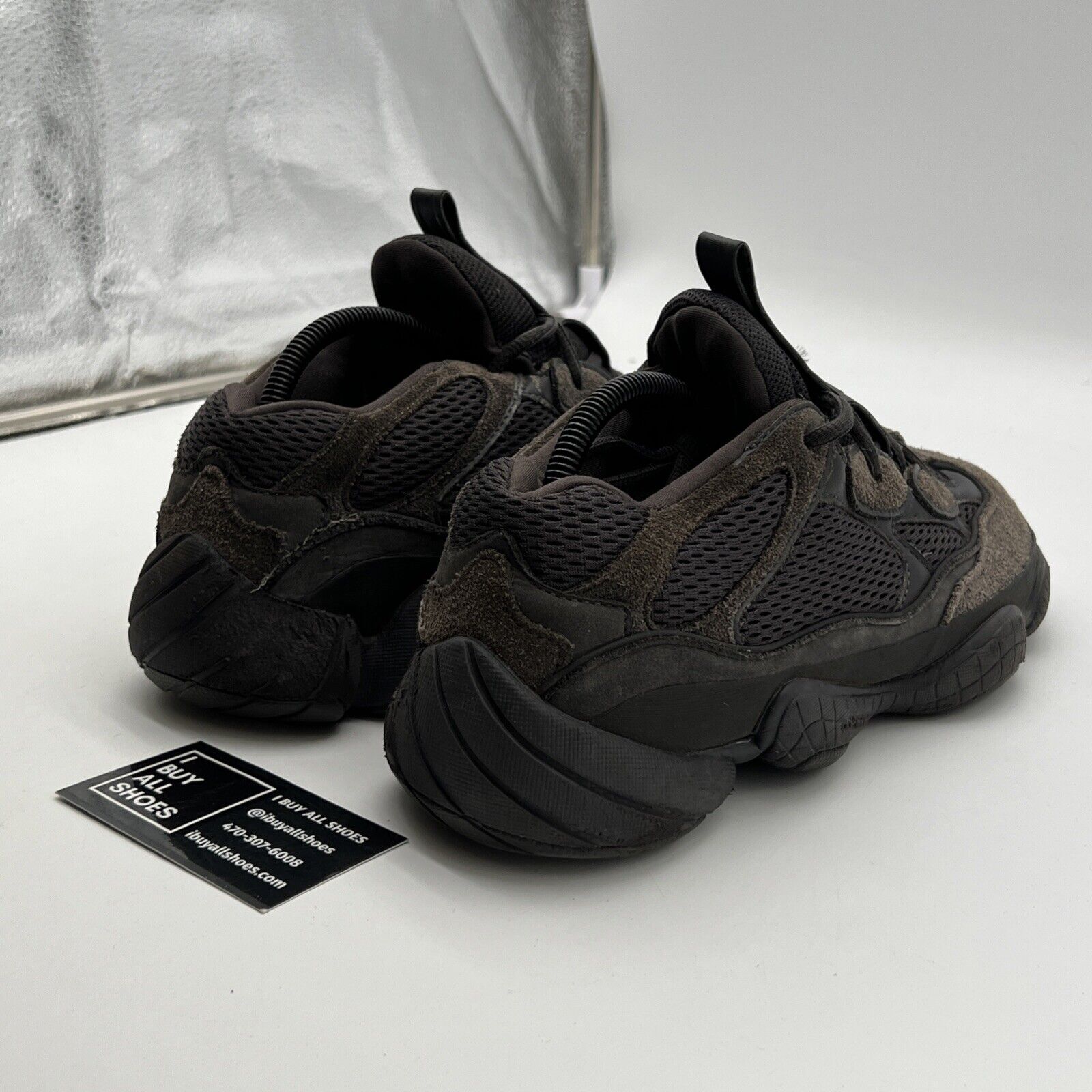 Size 9.5 - adidas Yeezy 500 Low Utility Black (F36640)