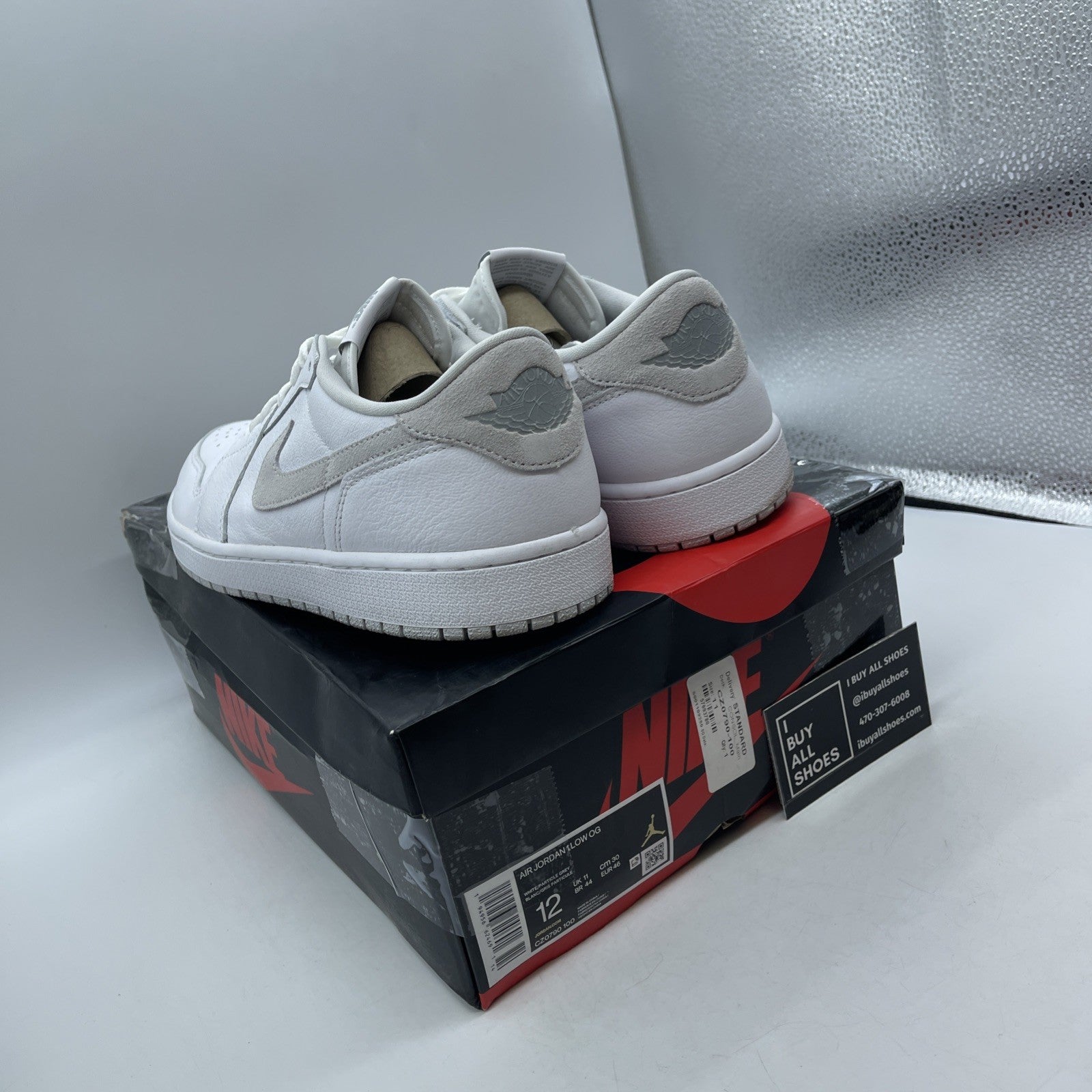 Size 12 - Air Jordan 1 Low OG Neutral Gray (CZ0790-100)