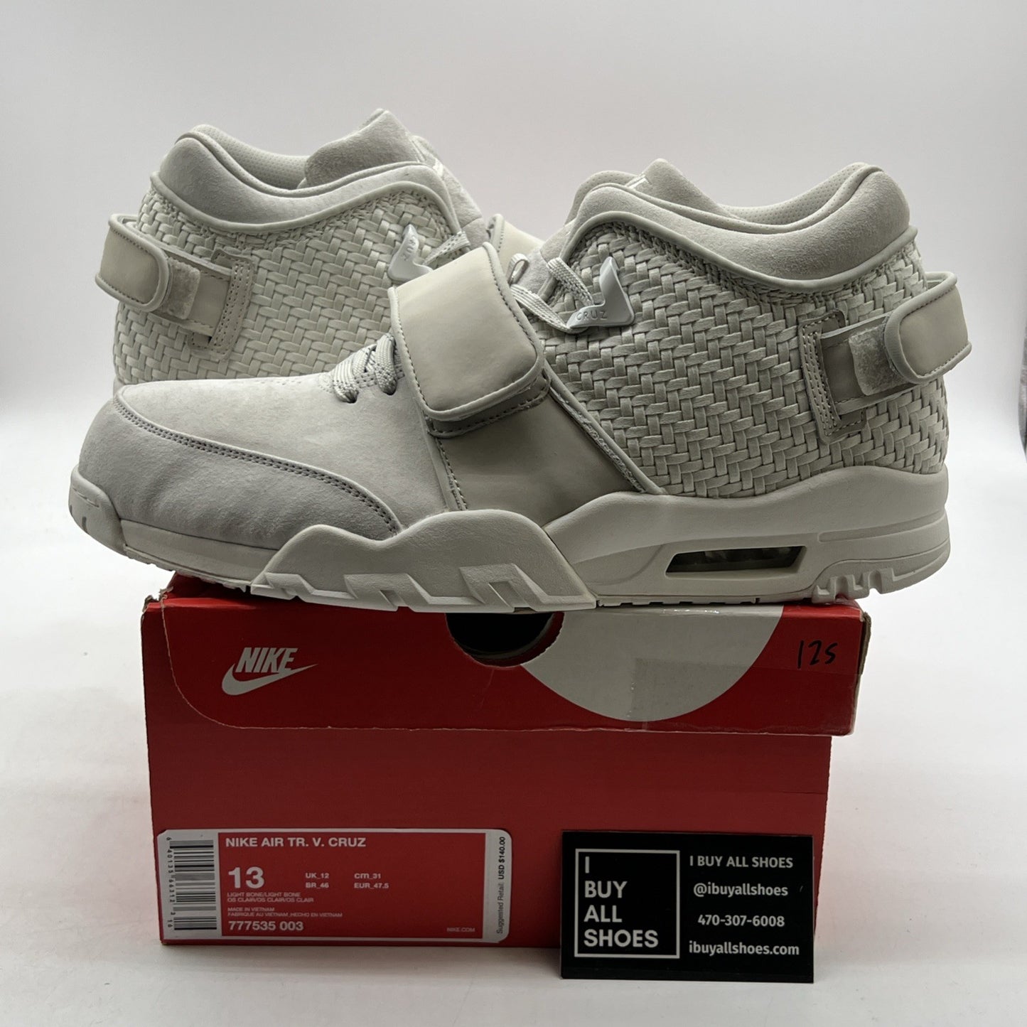 Size 13 - Nike Air Trainer Cruz Light Bone (777535-003)