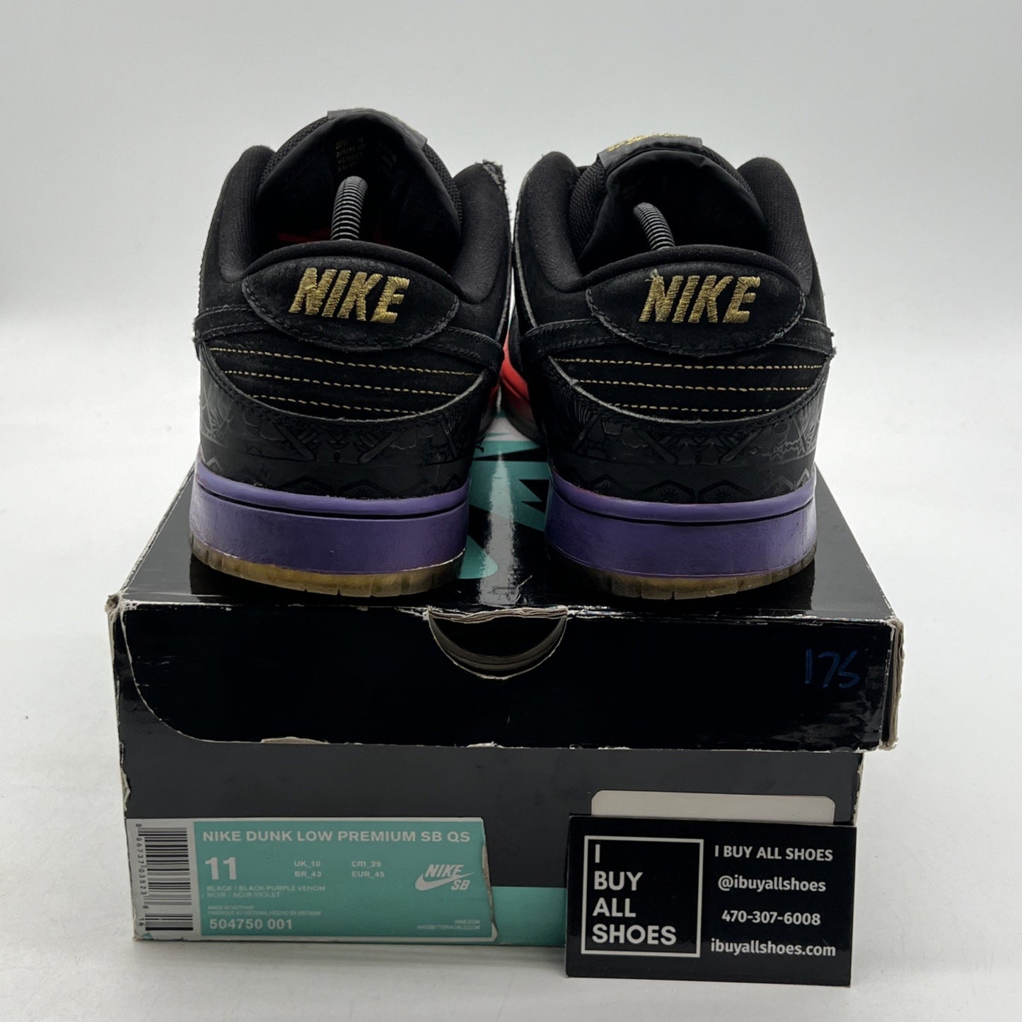 Size 11 - Nike Dunk Premium SB QS Low BHM (504750-001)