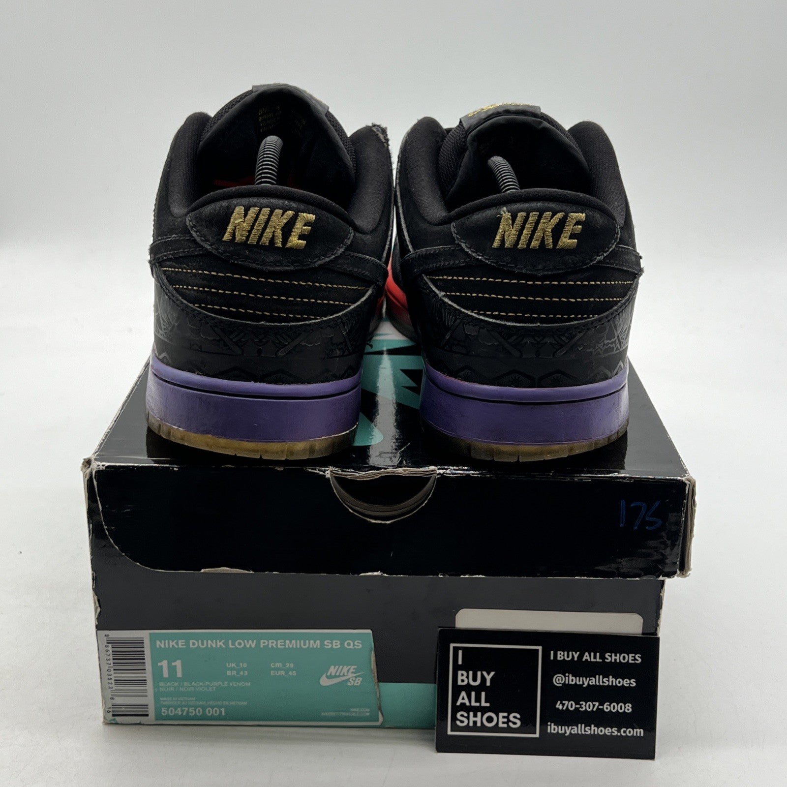 Size 11 - Nike Dunk Premium SB QS Low BHM (504750-001)