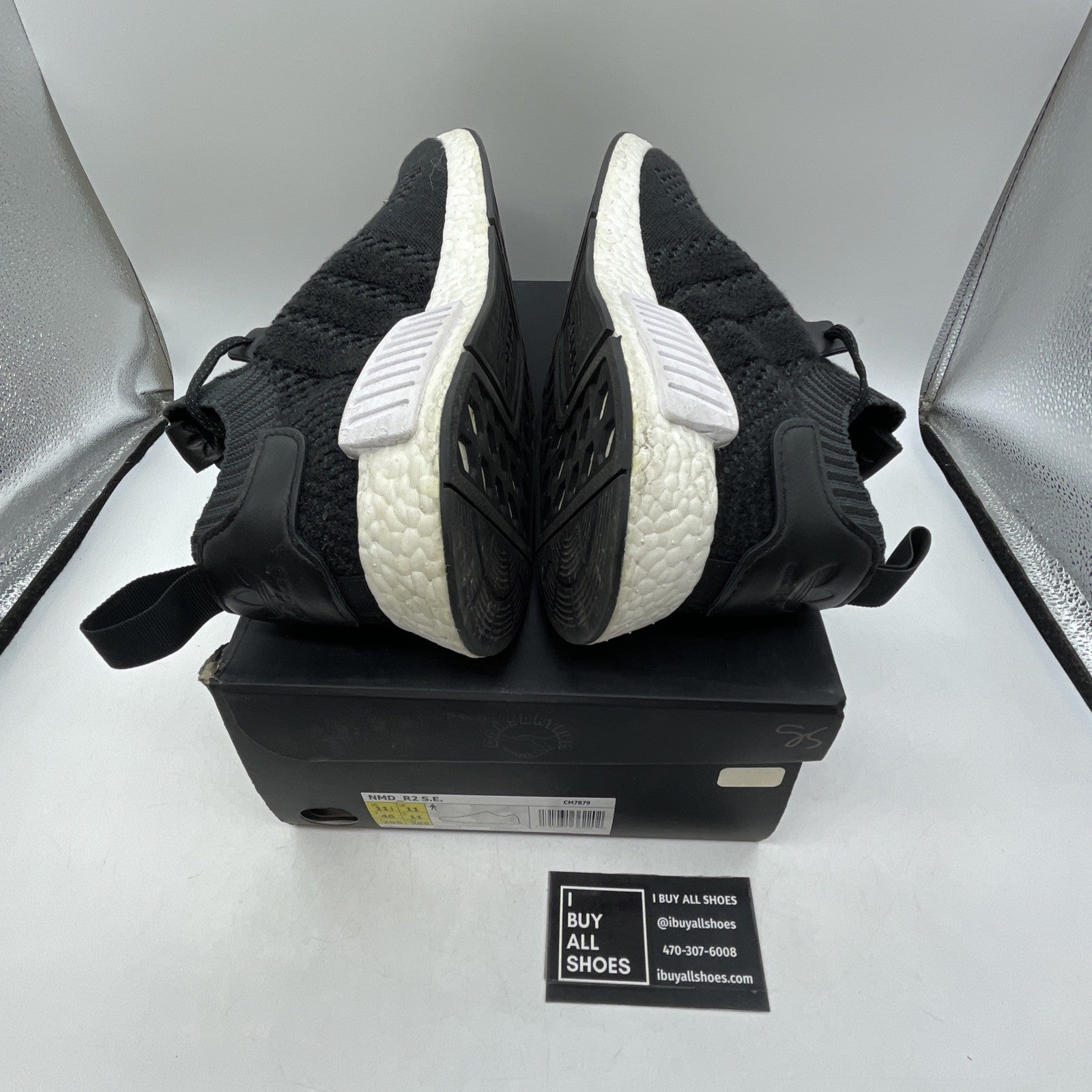 Size 11.5 - A Ma Maniere x Invincible x adidas NMD_R1 Primeknit Core Black