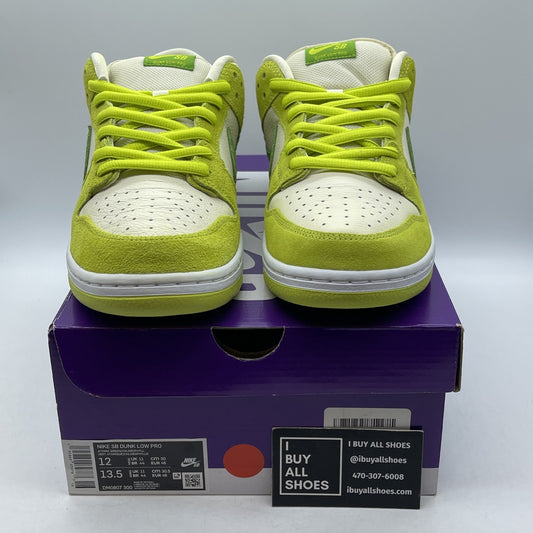 Size 12 - Nike Dunk Pro SB Low Fruity Pack Green Apple Suede (DM0807-300)
