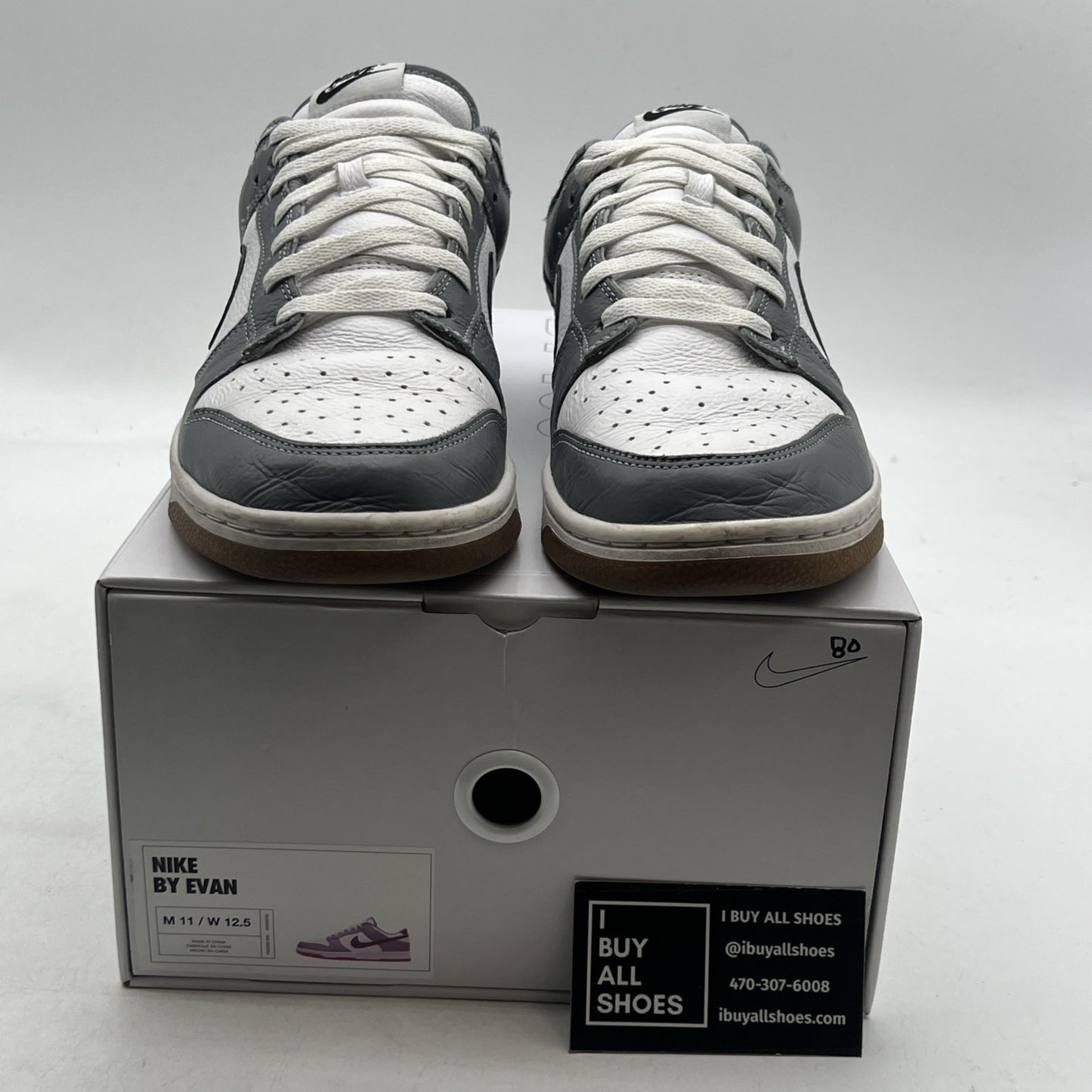 Size 11 - Nike Dunk Low ID By You Men’s Gum White Black Grey (FN0569-900)