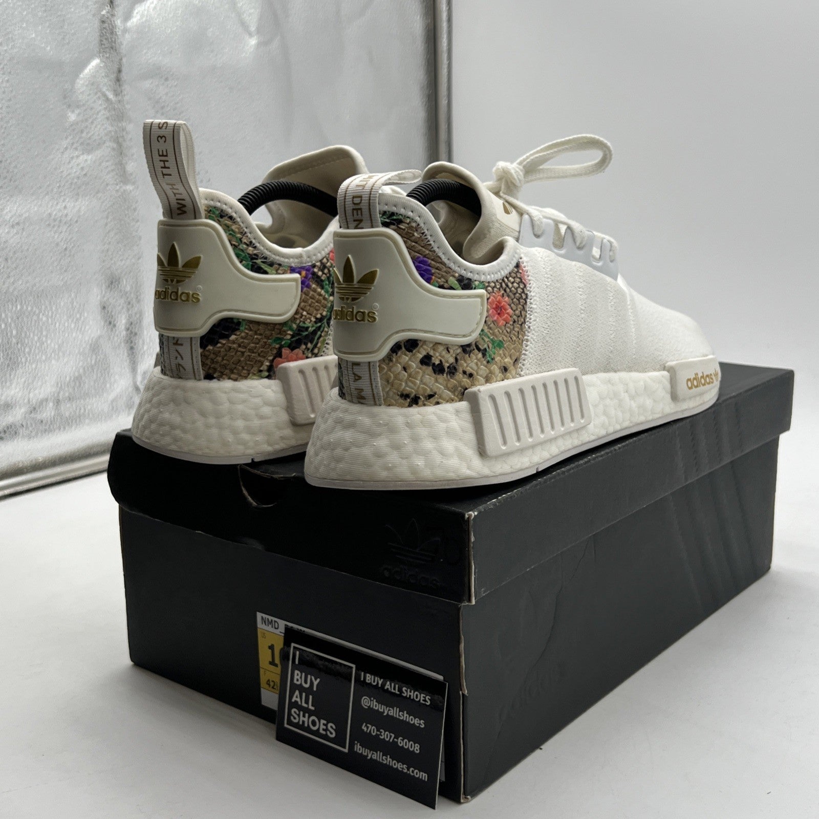 Size 10 - adidas NMD_R1 Floral W (FX0826)