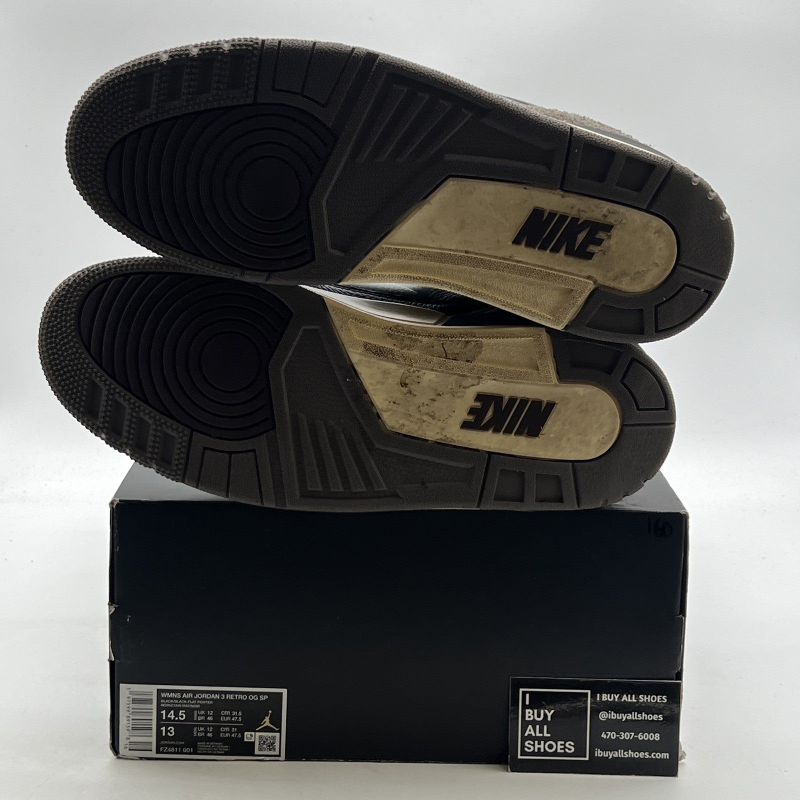 Size 14.5W- A Ma Maniére x Air Jordan 3 Retro “While You Were Sleeping”