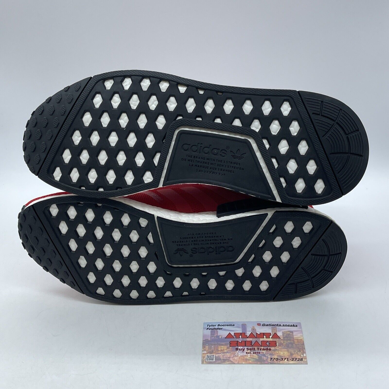 Size 11 - adidas NMD_R1 Clear Red White Black Suede Leather (BB1970)