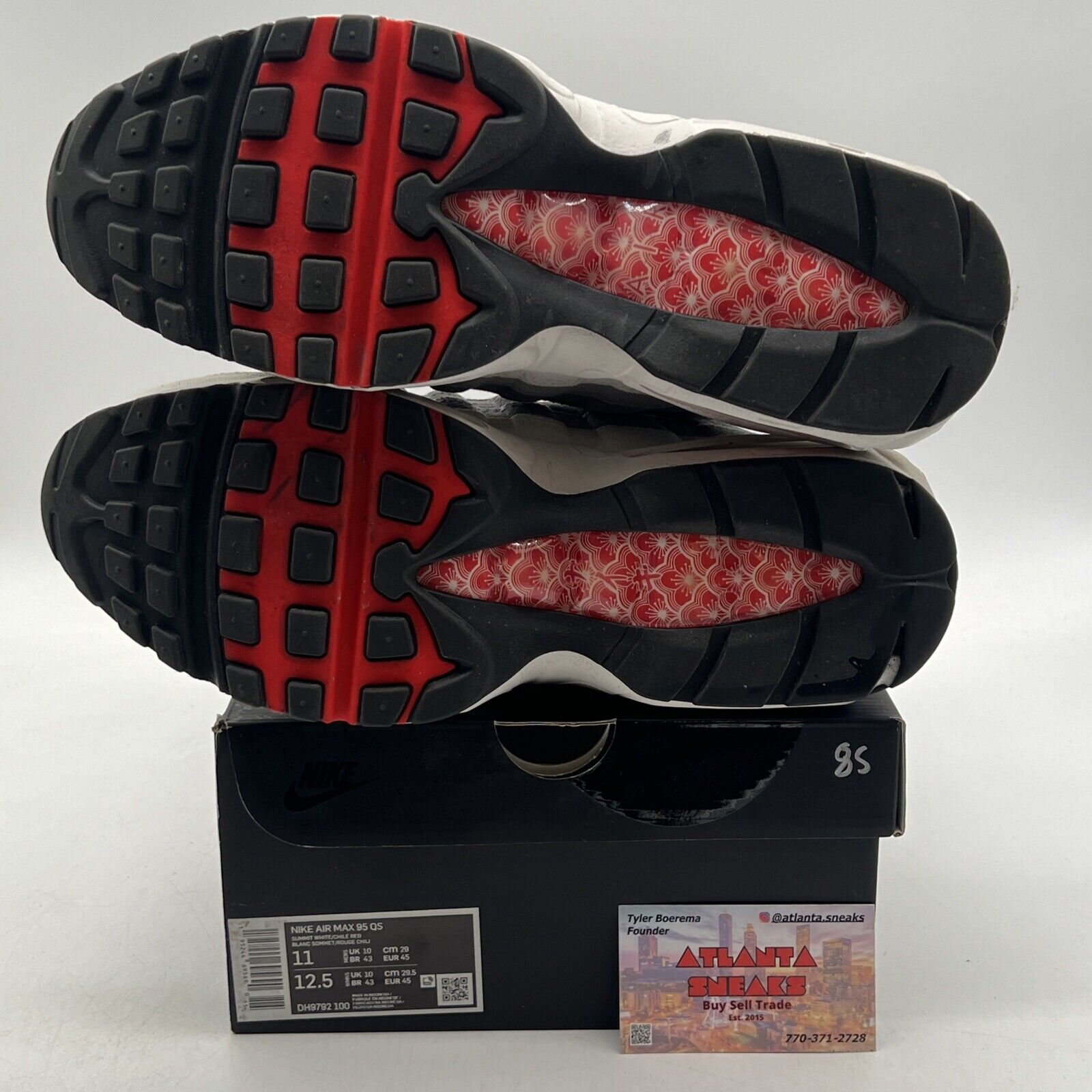 Size 11 - Nike Air Max 95 QS Japan Black Grey Red White (DH9792-100)