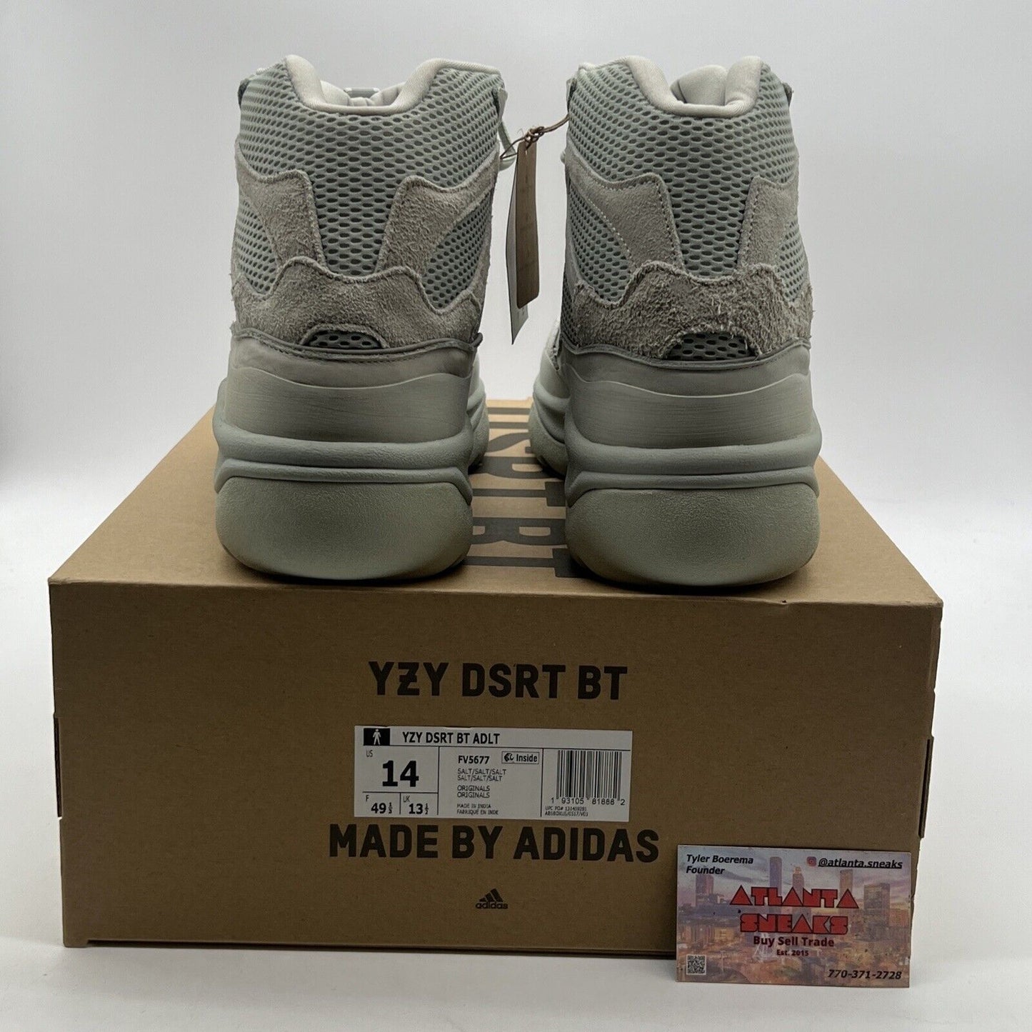 Size 14 - adidas Yeezy Desert Boot Salt - (FV5677)