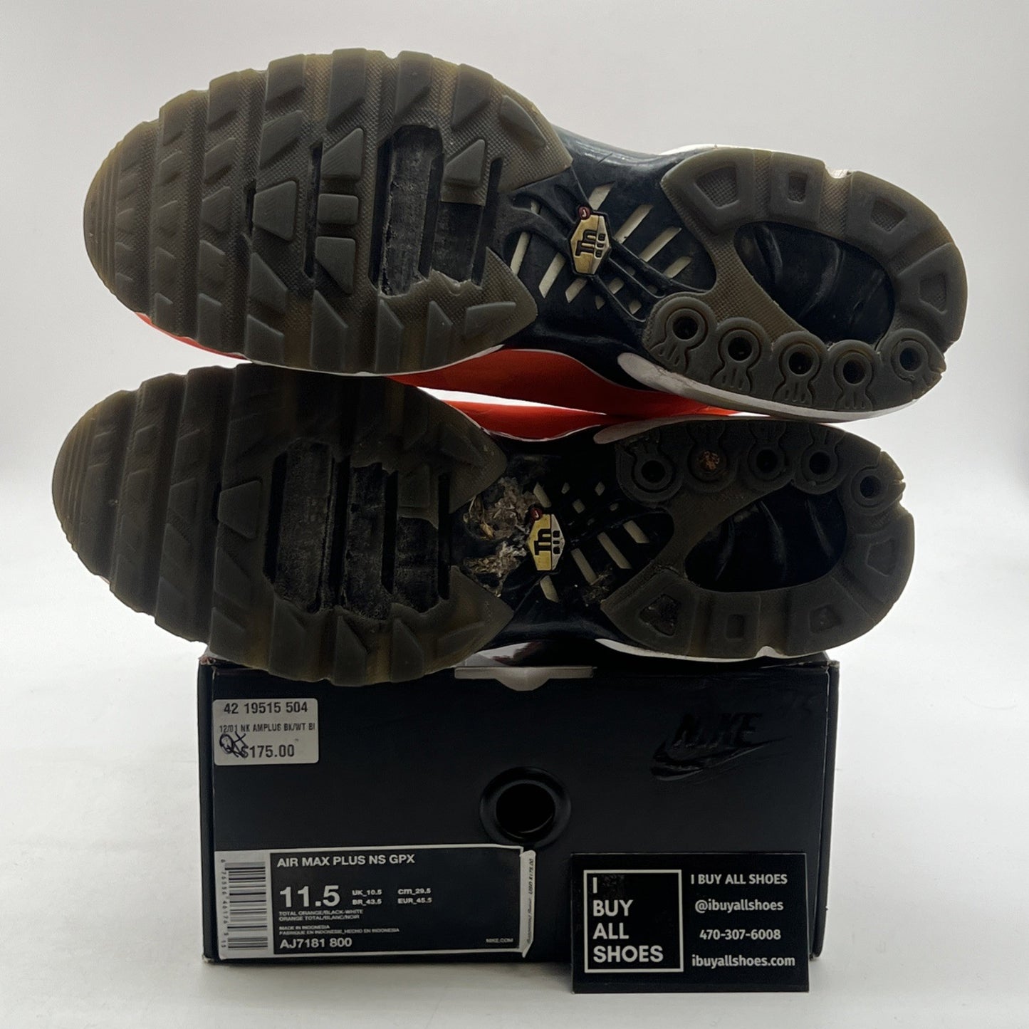 Size 11.5 - Nike Air Max Plus Big Logo (AJ7181-800)