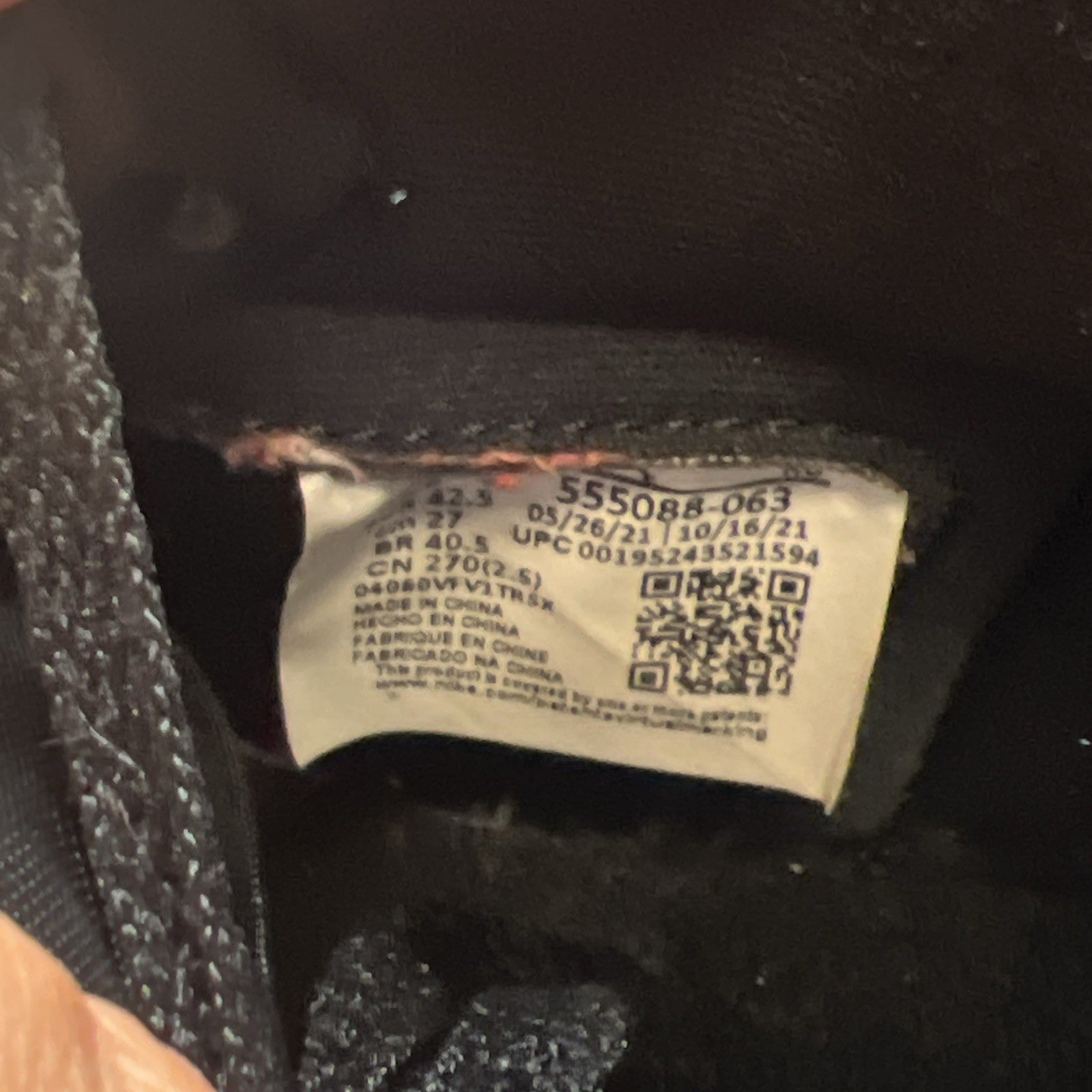 Size 9 - Air Jordan 1 Retro OG High Patent Bred (555088-063)