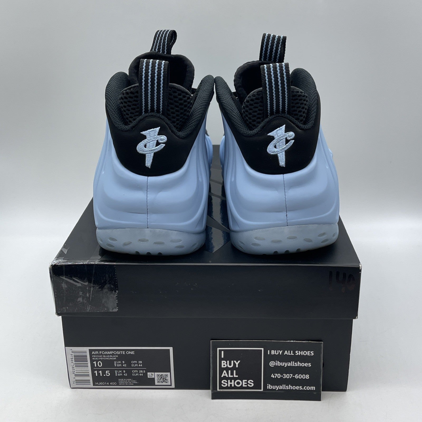 Size 10 - Nike Air Foamposite One Psychic Blue (HJ6014-400)