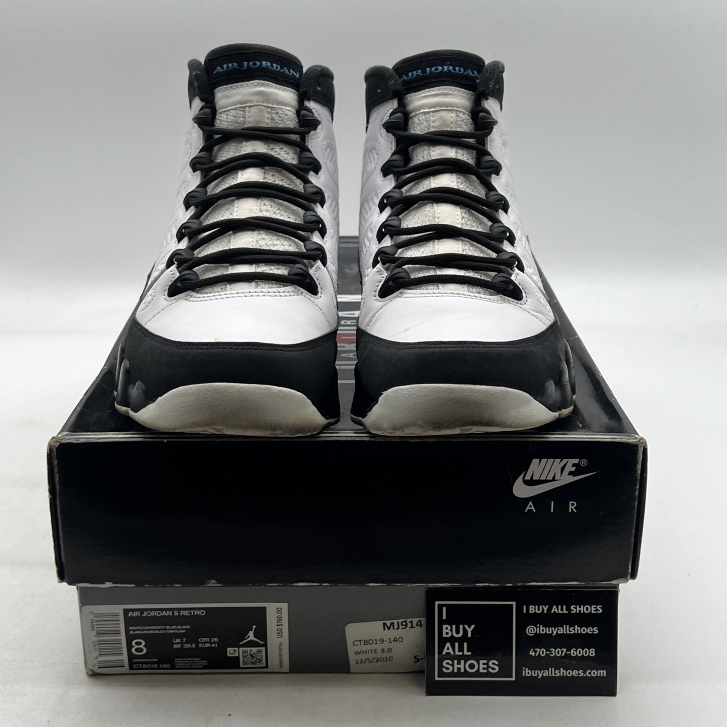 Size 8 - Air Jordan 9 Retro University Blue 2020 (CT8019-140)