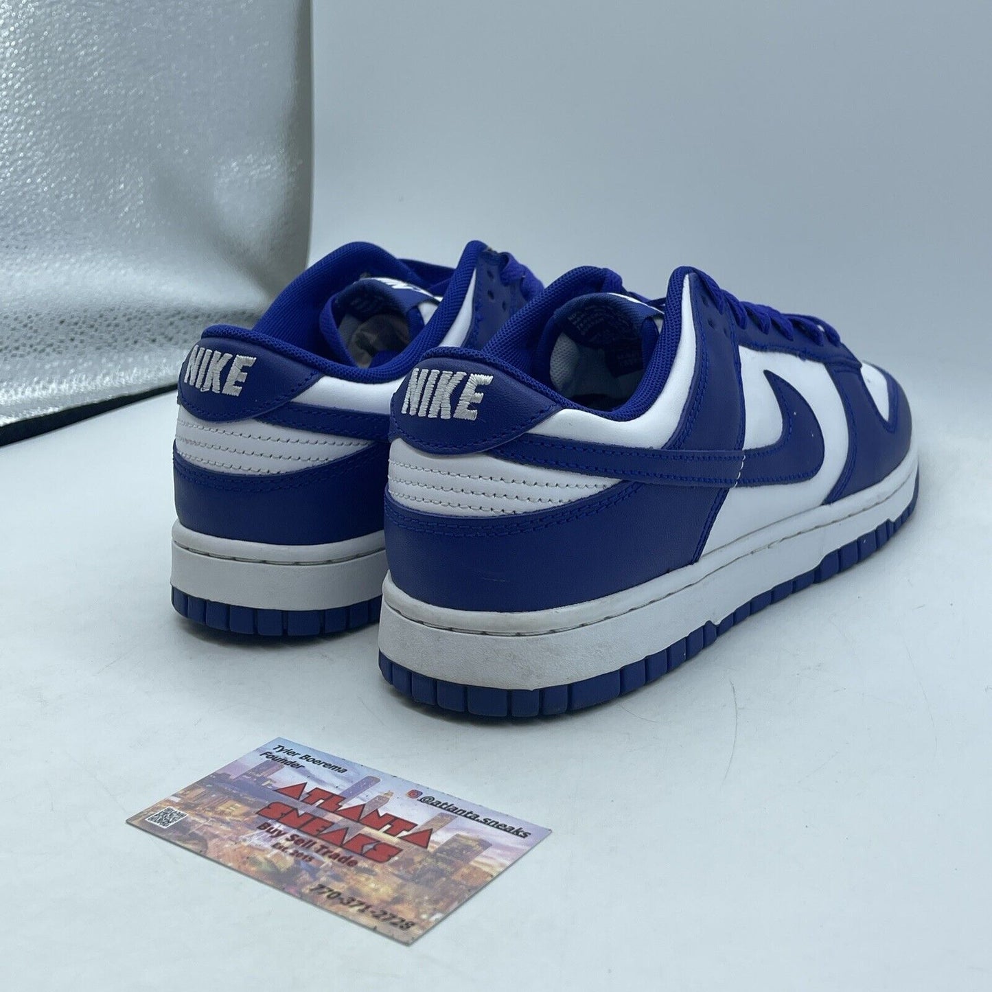 Size 8 - Dunk Low Concord Blue White Leather (DV0833-103)