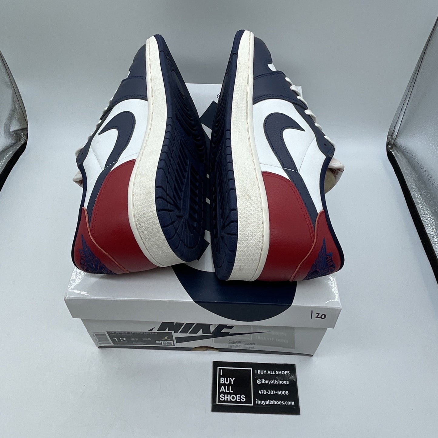 Size 12 - Air Jordan 1 Retro OG Low Howard University (HQ2993-100)