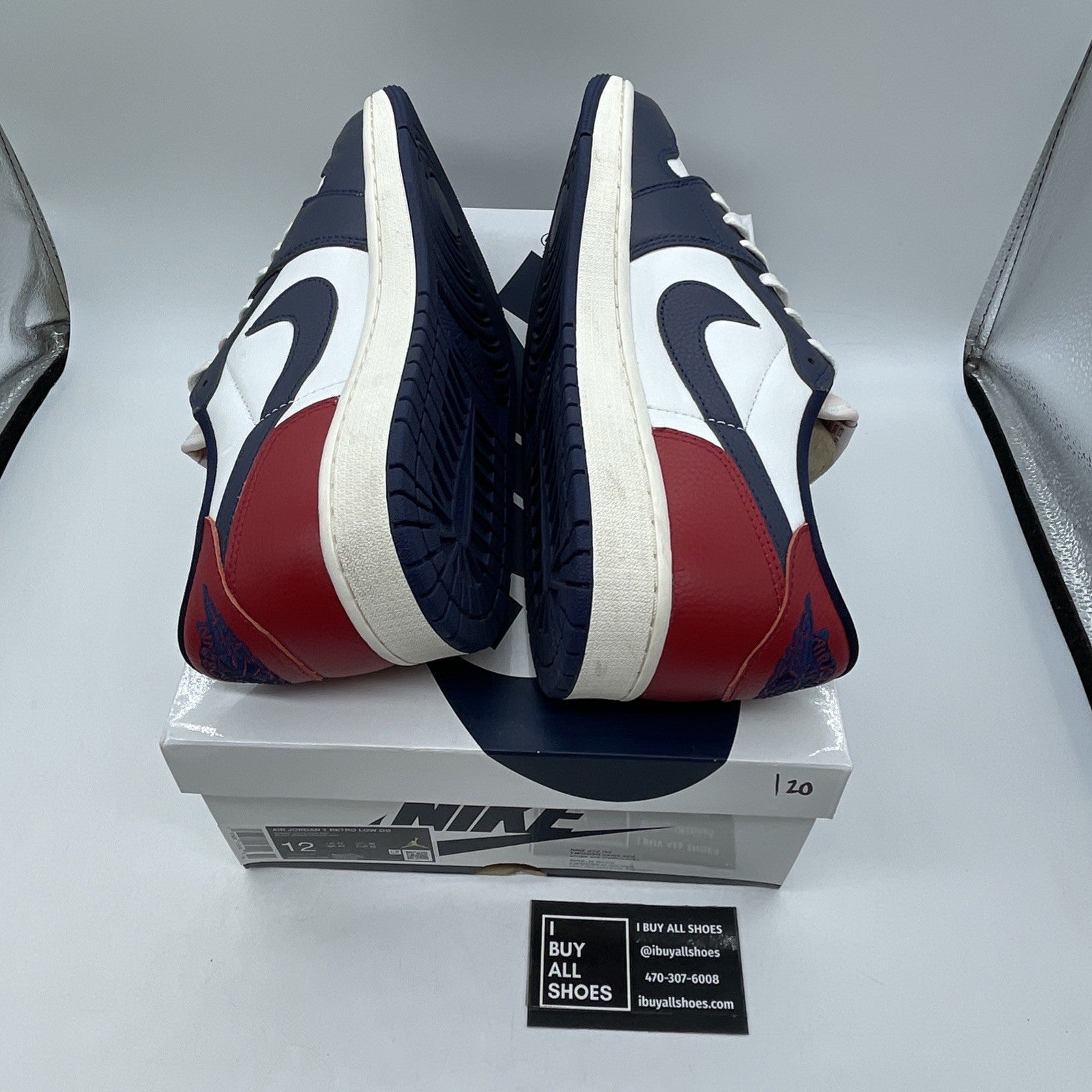Size 12 - Air Jordan 1 Retro OG Low Howard University (HQ2993-100)