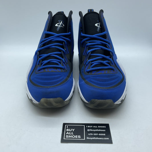 Size 13 - Nike Air Penny 5 Memphis Tigers Blue Black Suede Leather (537331-401)