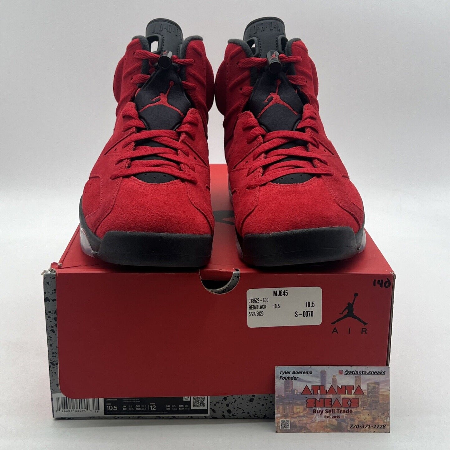 Size 10.5 - Air Jordan 6 Retro Toro Bravo (CT8529-600)