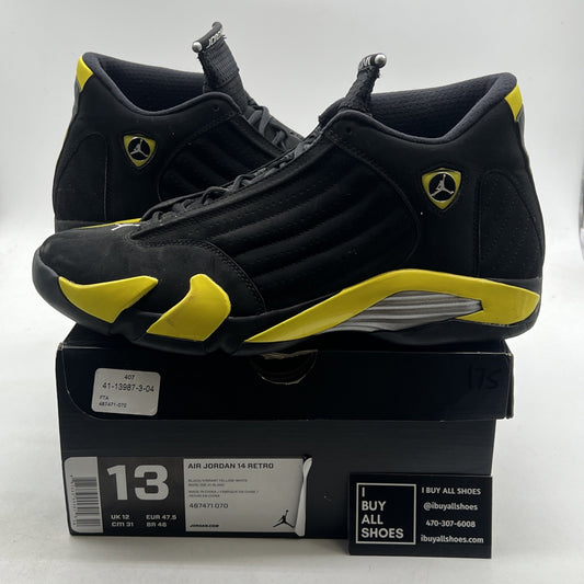 Size 13 - Air Jordan 14 Retro Thunder (487471-070)