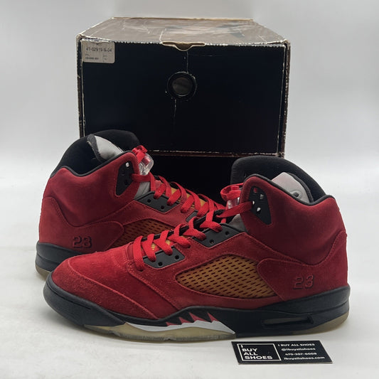 Size 13 - Air Jordan 5 Retro Raging Bull Red Suede (136027-601)