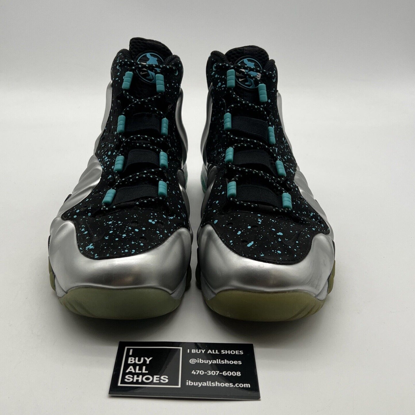 Size 9.5 - Nike Barkley Posite Max Splatter (555097-040)