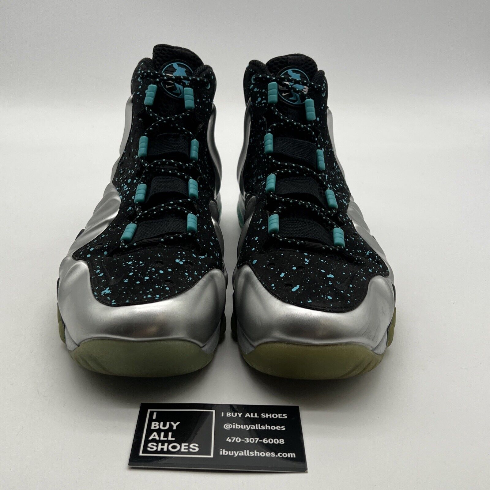 Size 9.5 - Nike Barkley Posite Max Splatter (555097-040)