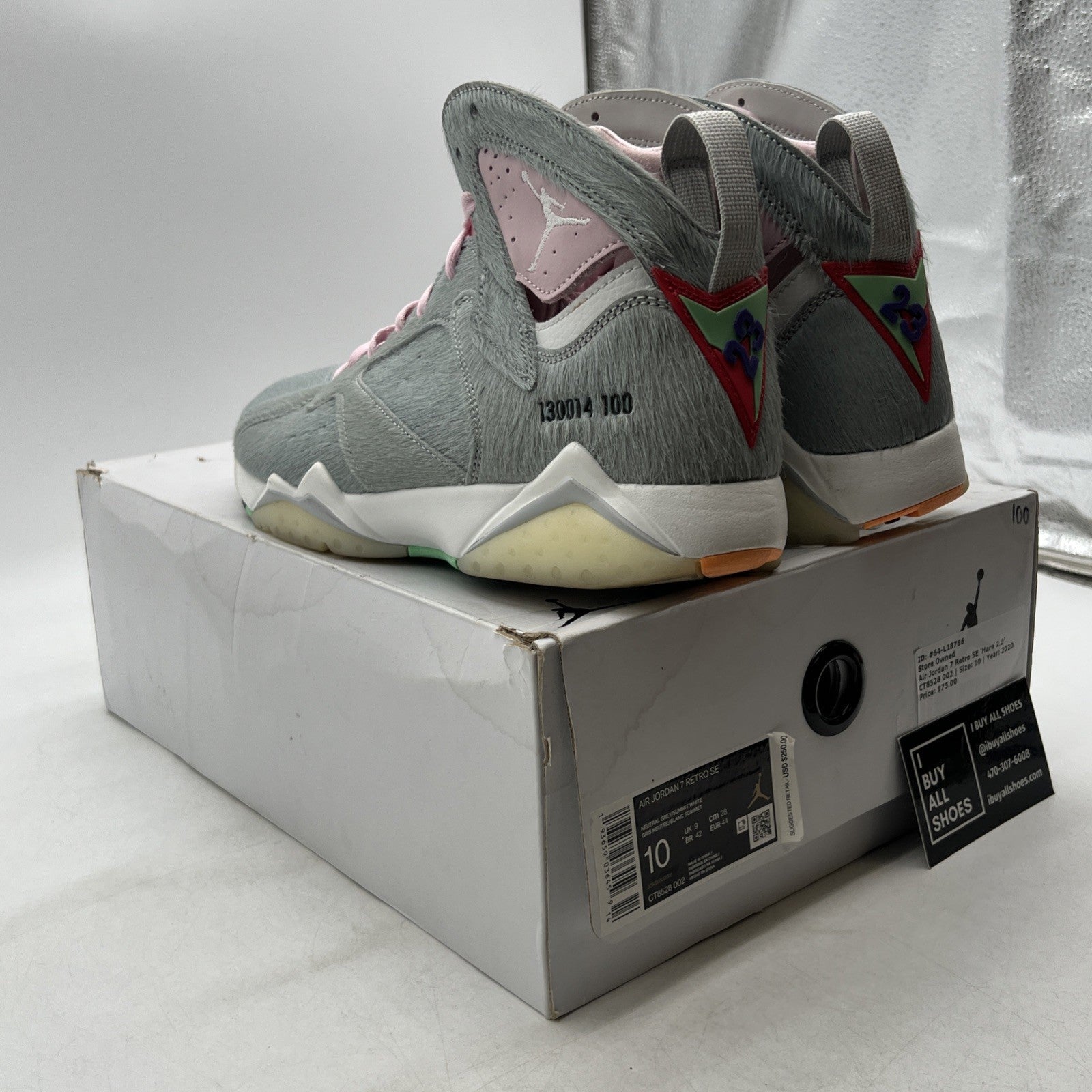 Size 10 - Air Jordan 7 Retro SE Hare 2.0 (CT8528-002)