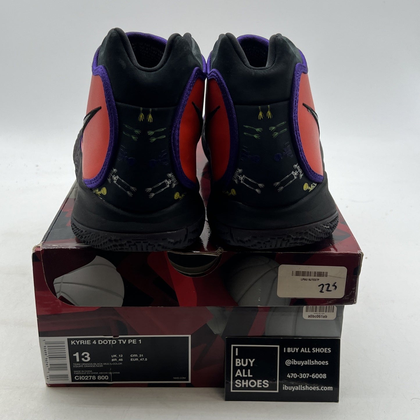 Size 13 - Nike Kyrie 4 PE Day of the Dead (CI0278-800)