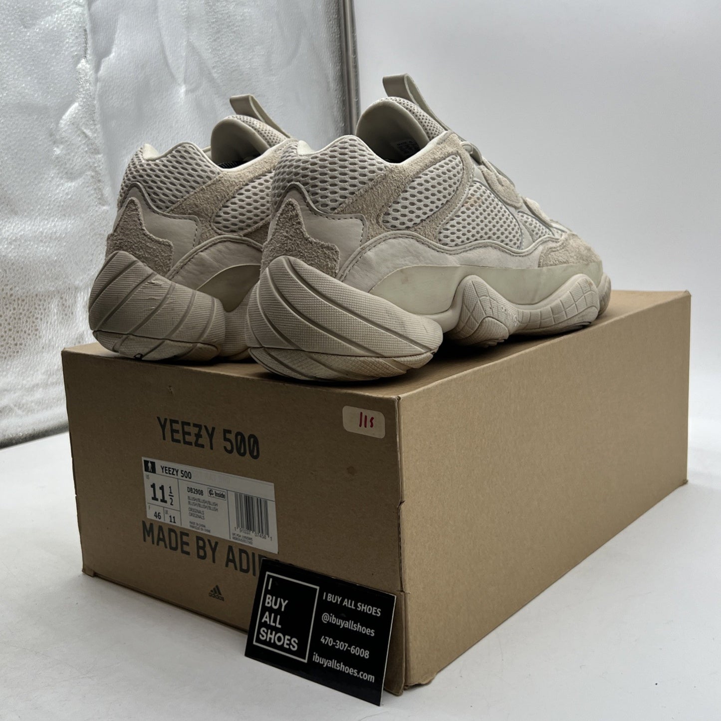 Size 11.5 - adidas Yeezy 500 Blush (DB2908)
