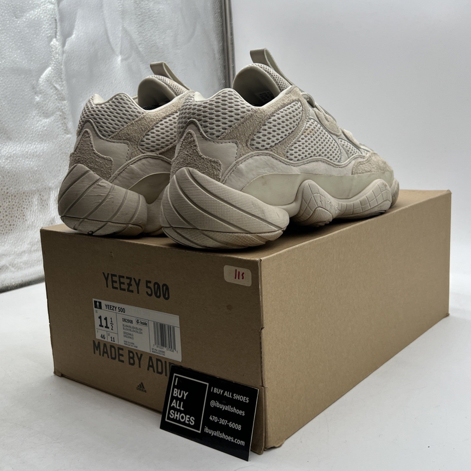 Size 11.5 - adidas Yeezy 500 Blush (DB2908)