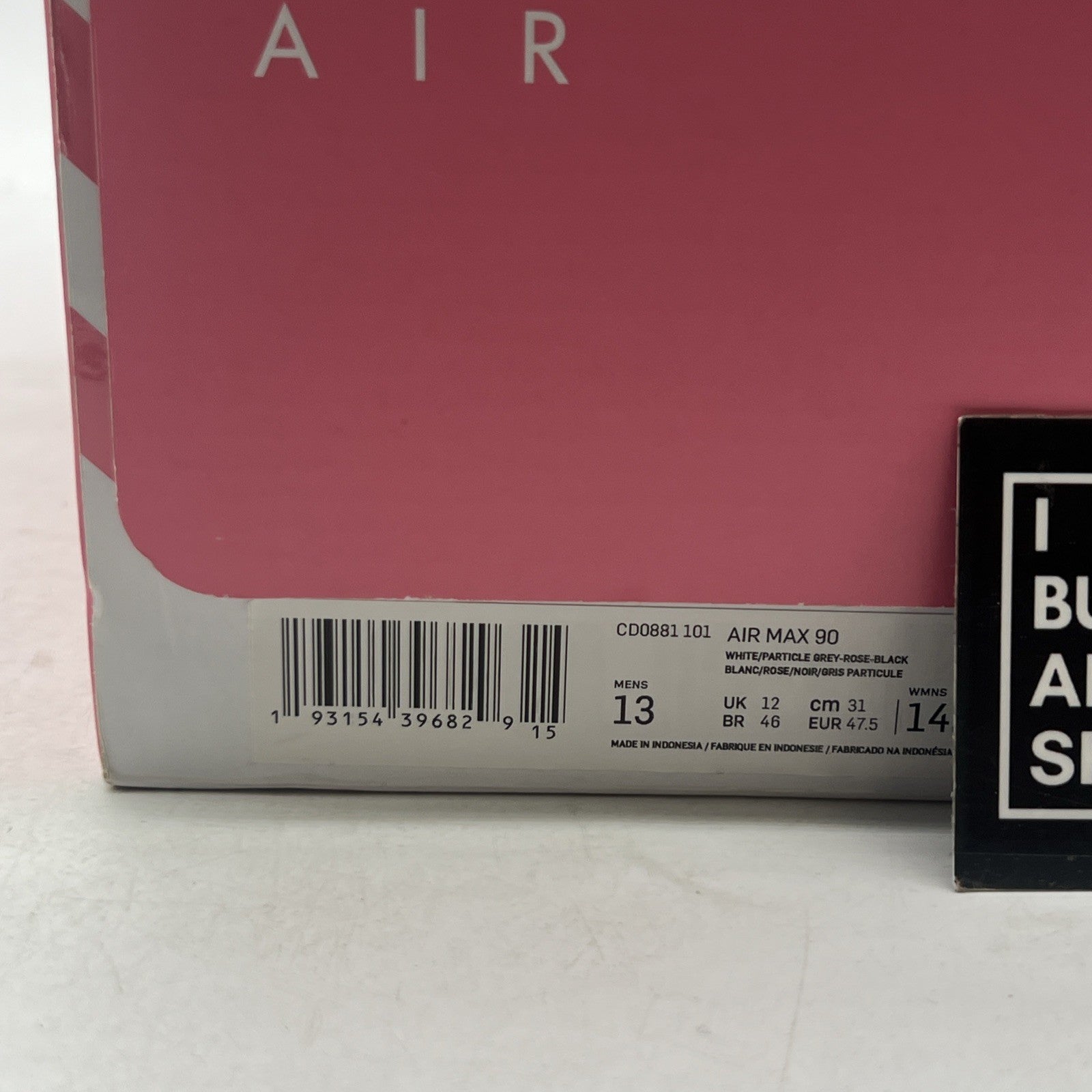 Size 13 - Nike Air Max 90 Rose Pink (CD0881-101)