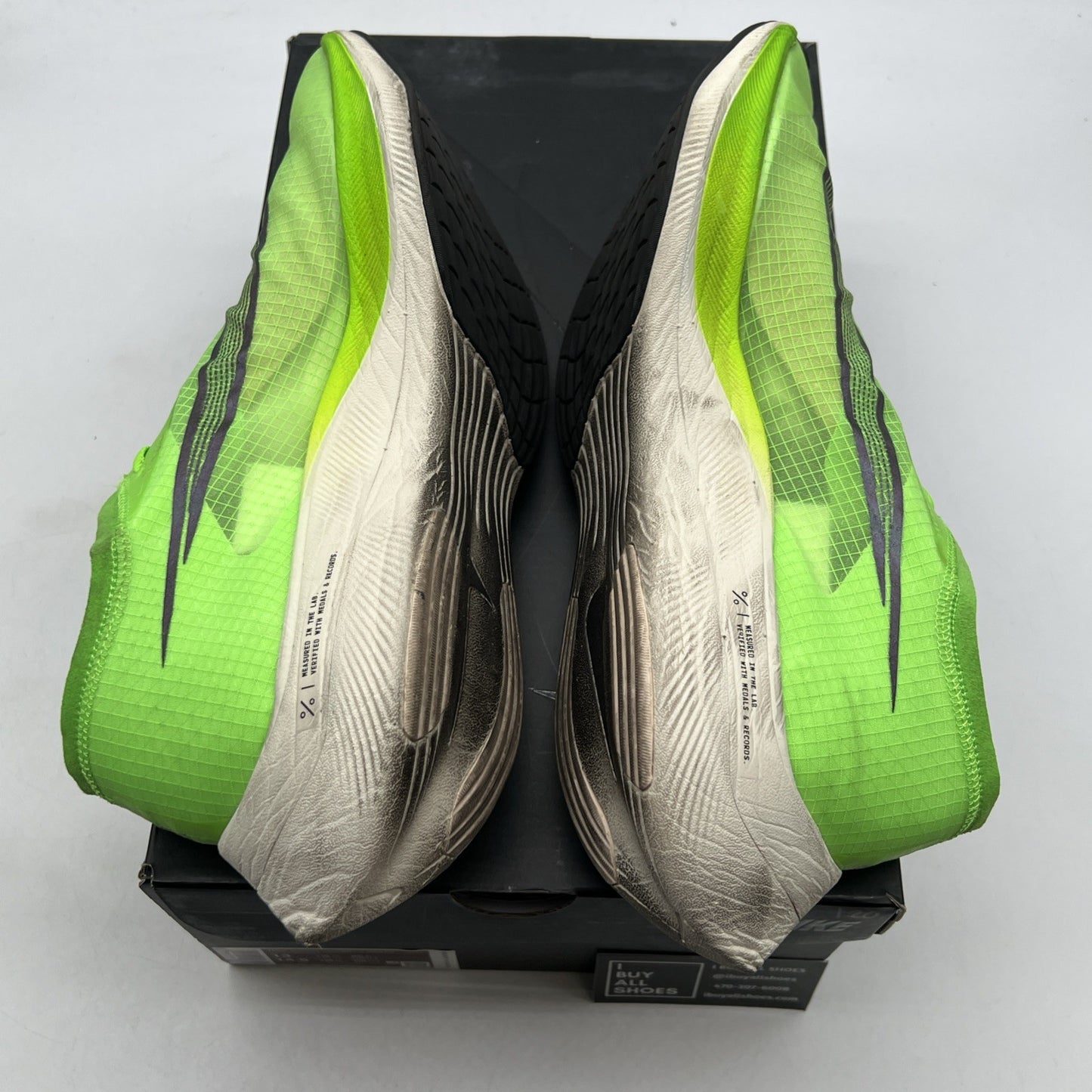 Size 13 - Nike ZoomX Vaporfly NEXT% Electric Green (AO4568-300)