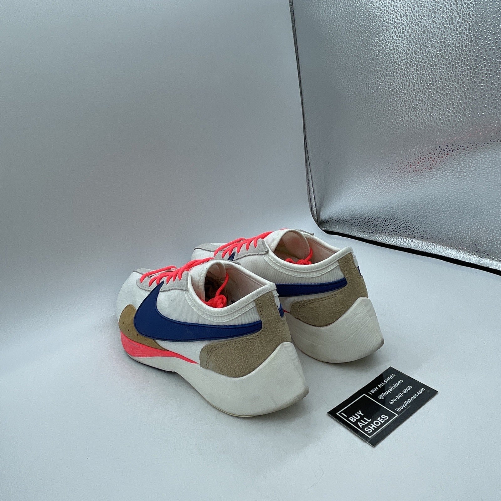 Size 12 - Nike Moon Racer QS Sail Blue Brown White Suede Leather (BV7779-100)