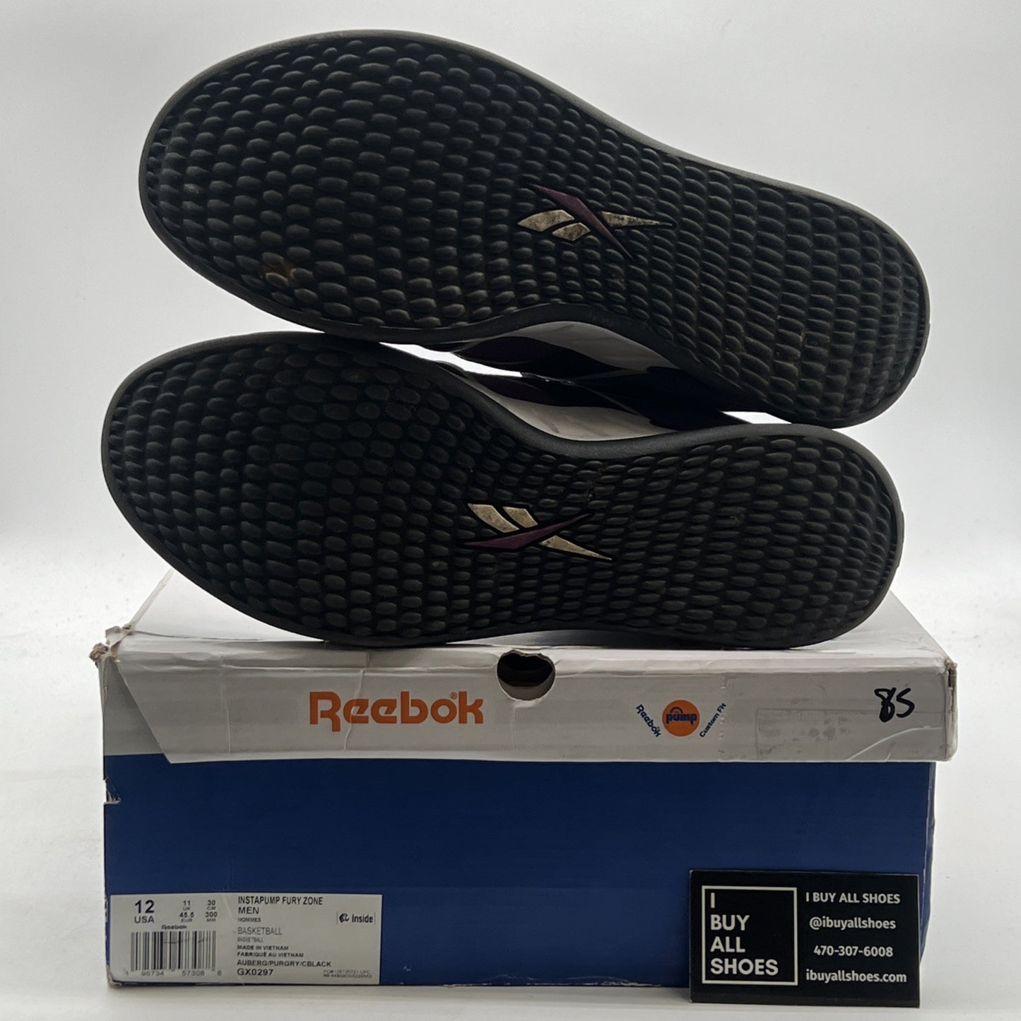 Size 12 - Reebok InstaPump Fury Zone Aubergine (GX0297)