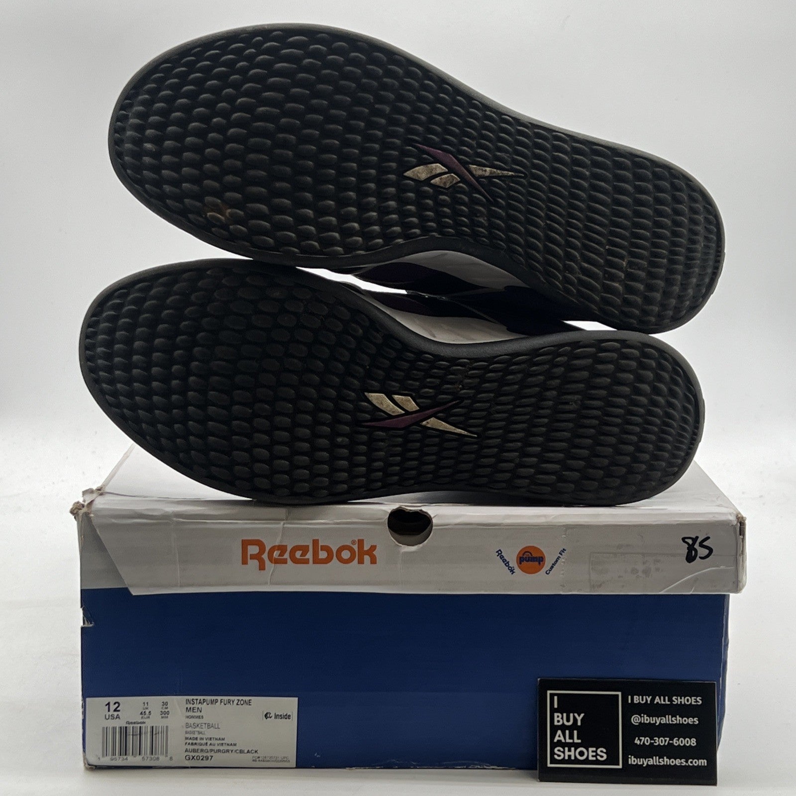Size 12 - Reebok InstaPump Fury Zone Aubergine (GX0297)