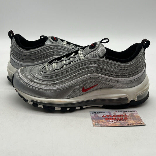 Size 9 - Nike Air Max 97 OG 2022 Silver Bullet W White Red (DQ9131-002)