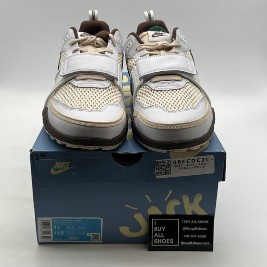 Size 13 - Nike Travis Scott x Zoom Field Jaxx Light Chocolate (HQ3073-100)