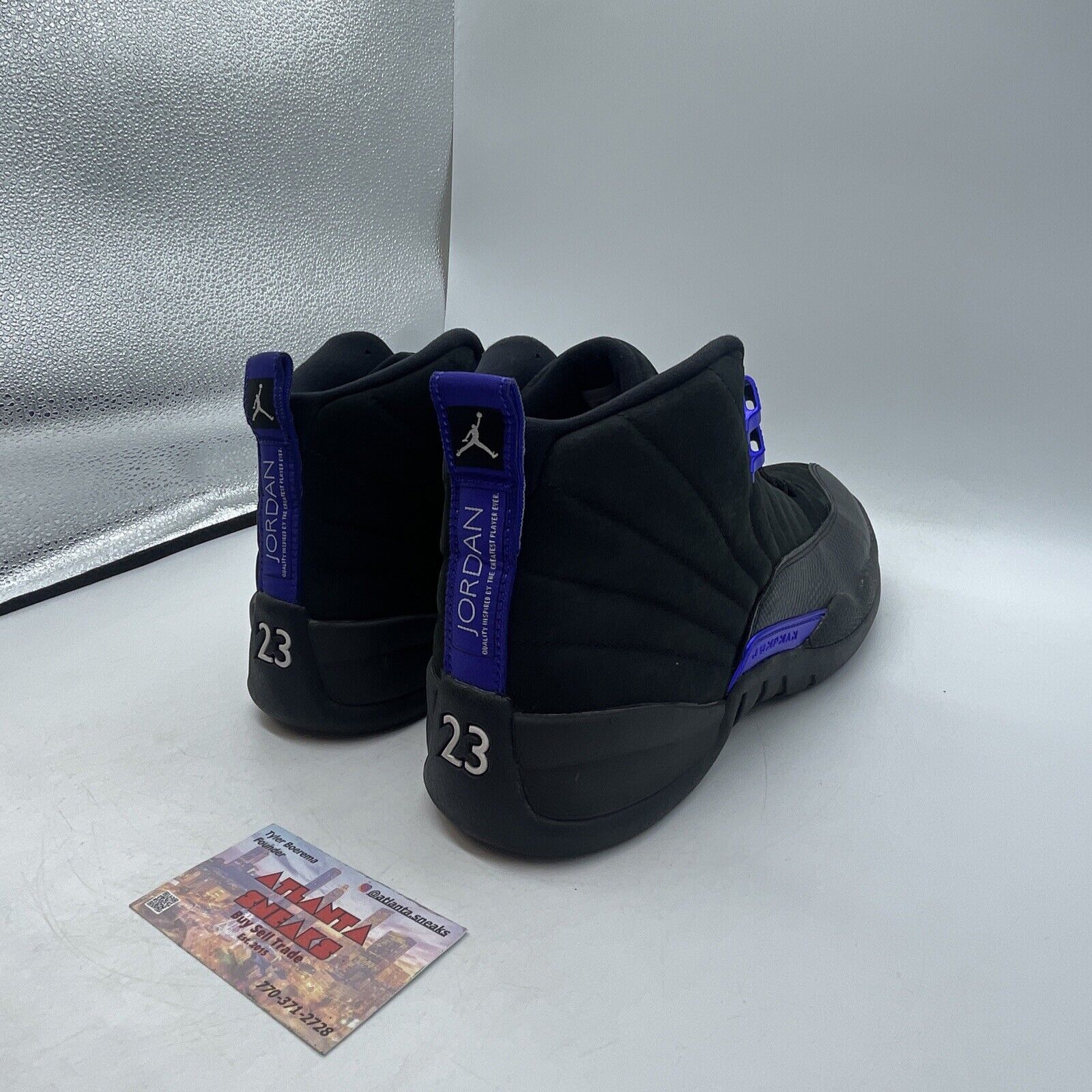 Size 10 - Air Jordan 12 Retro Dark Concord Black Purple Suede (CT8013-005)