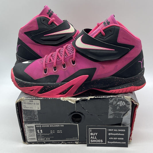 Size 11 - Nike Zoom Soldier 8 Pink (653641-610)