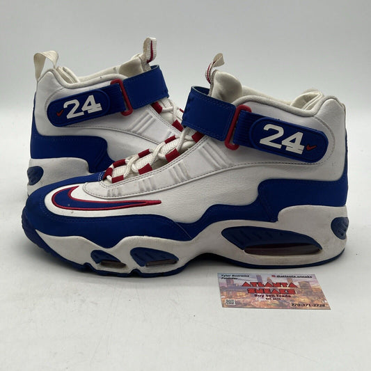 Size 12 - Nike Air Griffey Max 1 USA - White Blue Red Suede Leather (DX3723-100)