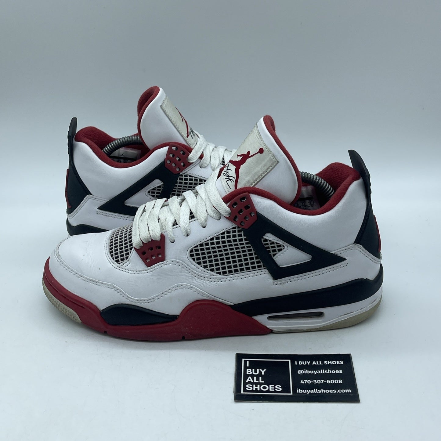 Size 9.5 - Air Jordan 4 Retro Fire Red 2012 (308497-110)
