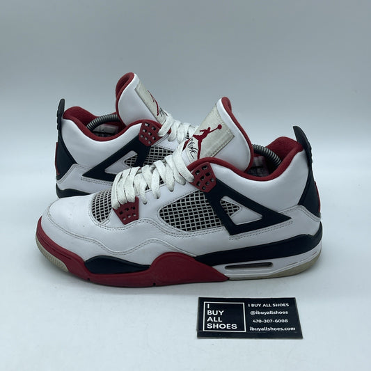Size 9.5 - Air Jordan 4 Retro Fire Red 2012 (308497-110)